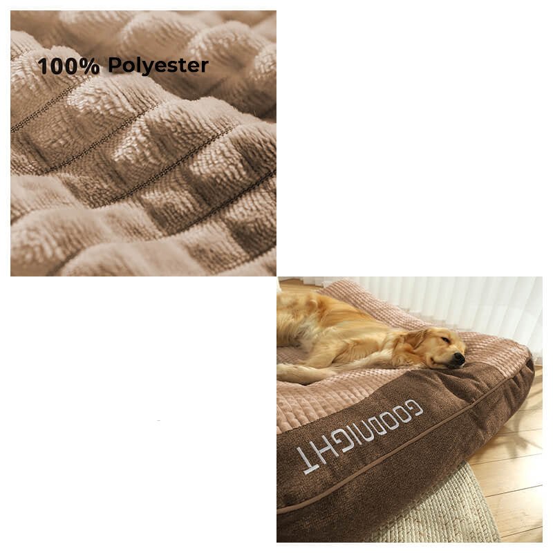 VierraSol | Cama para Perros Grande Resistente a Rasguños con Soporte Ortopédico para la Espalda