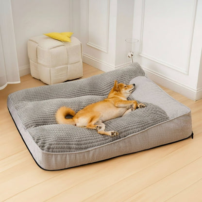 VierraSol | Cama para Perros Grande Resistente a Rasguños con Soporte Ortopédico para la Espalda
