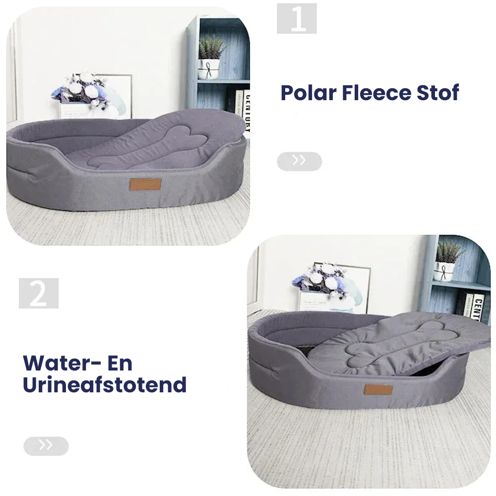VierraSol | Cama para Perros Impermeable, Suave