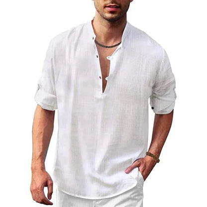 VierraSol | Camisa de Manga Corta Texturizada para Hombre