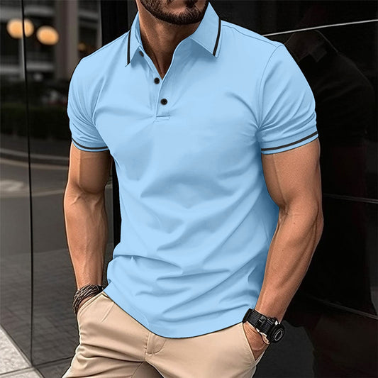 VierraSol | Camisa Polo de Cuello Rayado para Hombre