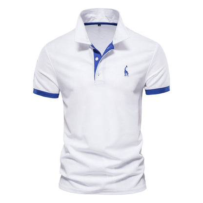 VierraSol | Camisa Polo de Manga Corta para Hombre con Detalles en Contraste