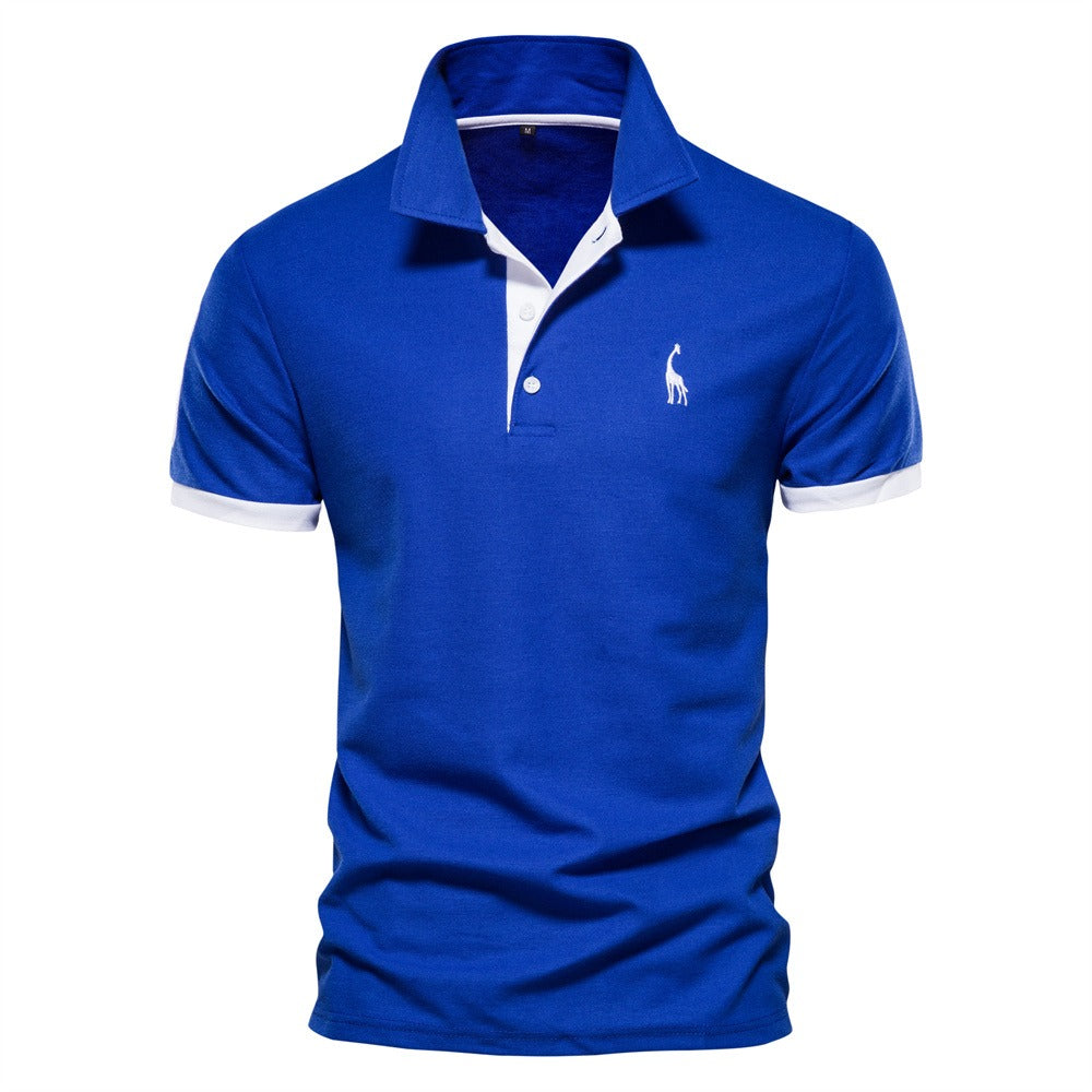 VierraSol | Camisa Polo de Manga Corta para Hombre con Detalles en Contraste