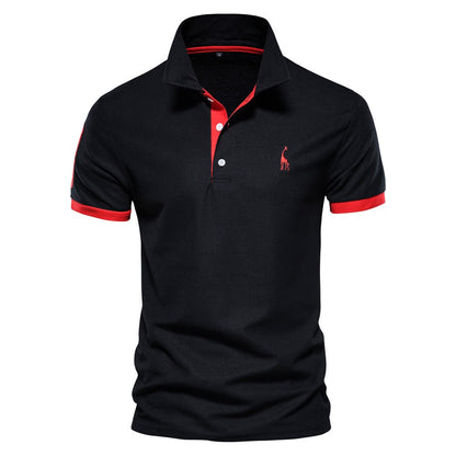 VierraSol | Camisa Polo de Manga Corta para Hombre con Detalles en Contraste