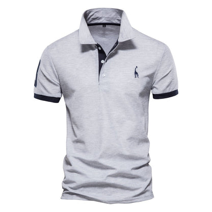 VierraSol | Camisa Polo de Manga Corta para Hombre con Detalles en Contraste