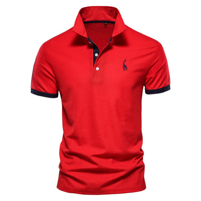 VierraSol | Camisa Polo de Manga Corta para Hombre con Detalles en Contraste