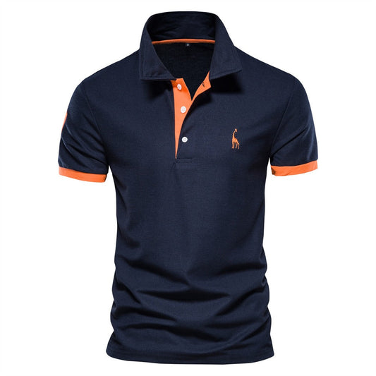 VierraSol | Camisa Polo de Manga Corta para Hombre con Detalles en Contraste
