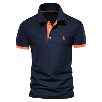 VierraSol | Camisa Polo de Manga Corta para Hombre con Detalles en Contraste