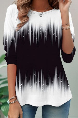 VierraSol | Camiseta de Cuello Redondo Impresa para Mujeres