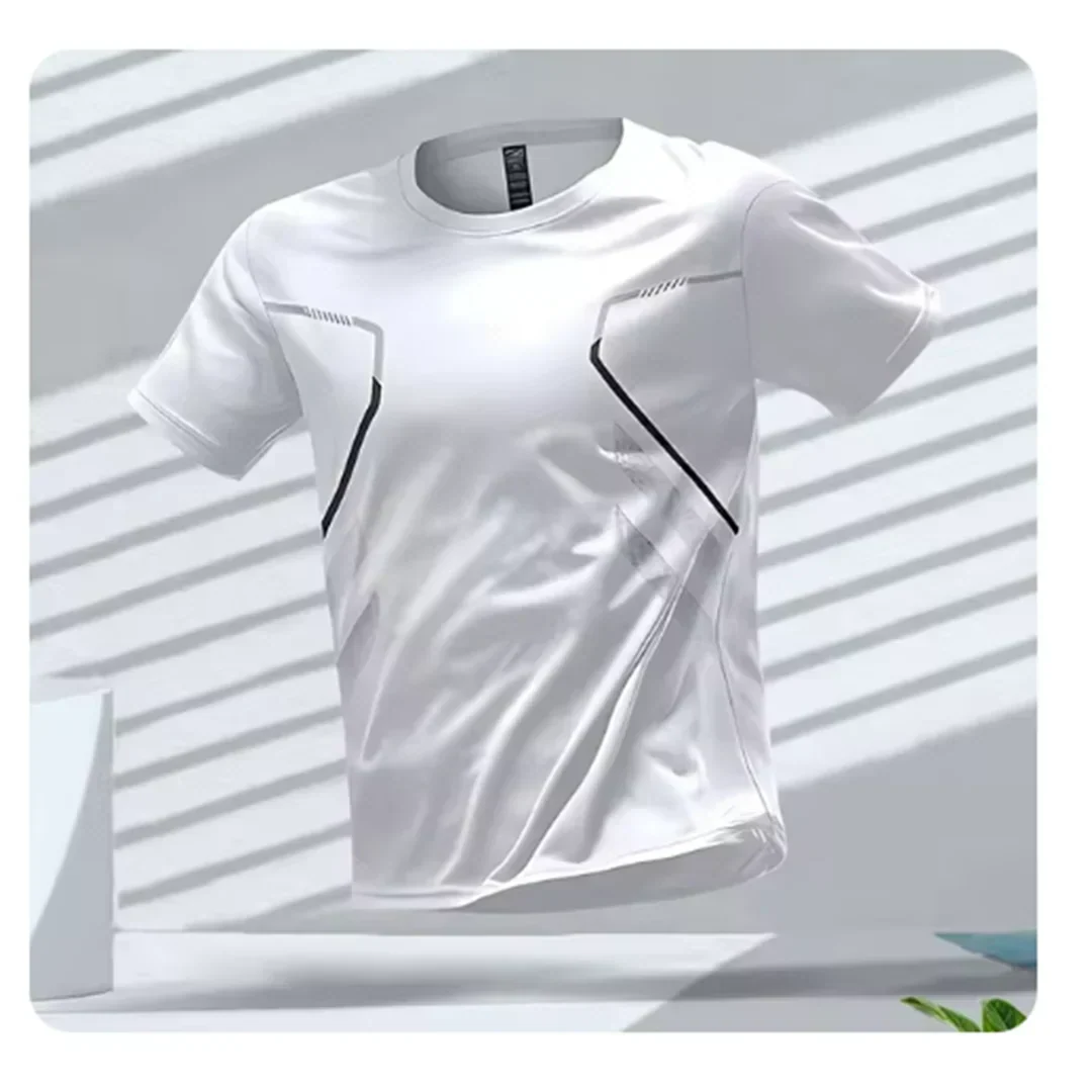 VierraSol | Camiseta de Rendimiento Atlético para Hombre con Detalle Gráfico