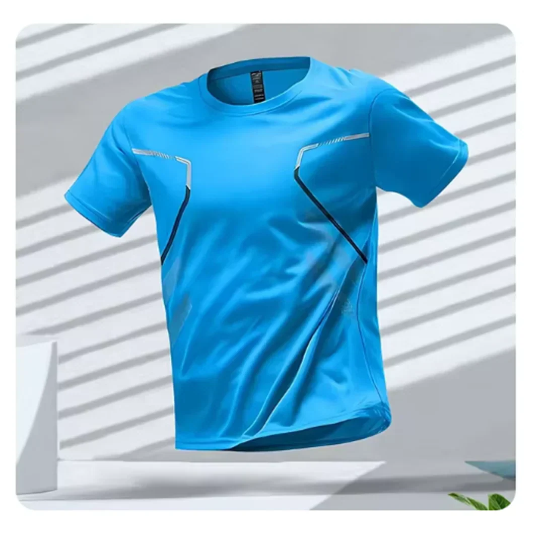 VierraSol | Camiseta de Rendimiento Atlético para Hombre con Detalle Gráfico