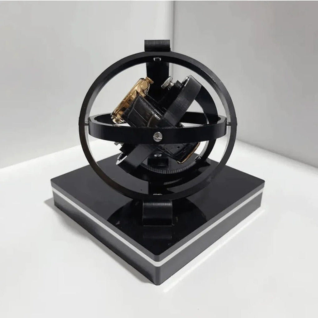 VierraSol | Cargador Automático de Relojes Mecánicos con Diseño de Globo Rotatorio