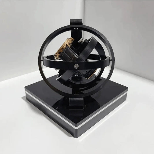 VierraSol | Cargador Automático de Relojes Mecánicos con Diseño de Globo Rotatorio