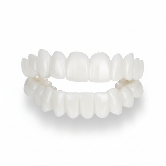 VierraSol | Carillas Dentales | Cubiertas Estéticas Personalizables | Resina Especial Médica | Corrección Instantánea de Sonrisa | Mandíbula Superior e Inferior