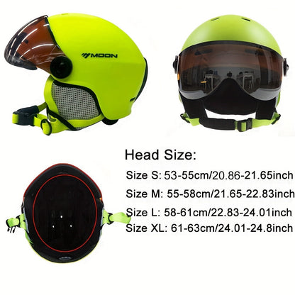 VierraSol | Casco de Esquí de Alta Calidad con Piezas Desmontables – Seguro y Cómodo para Actividades al Aire Libre