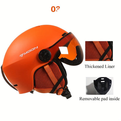 VierraSol | Casco de Esquí de Alta Calidad con Piezas Desmontables – Seguro y Cómodo para Actividades al Aire Libre