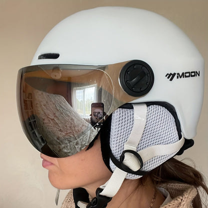 VierraSol | Casco de Esquí de Calidad Otoñal con Partes Desmontables – Seguro y Cómodo para Actividades al Aire Libre