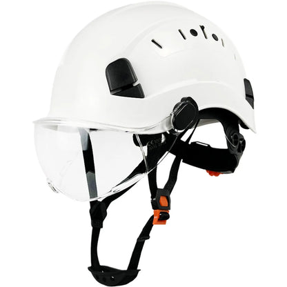VierraSol | Casco de Seguridad CE ABS con Gafas y Visera – SafeGuard