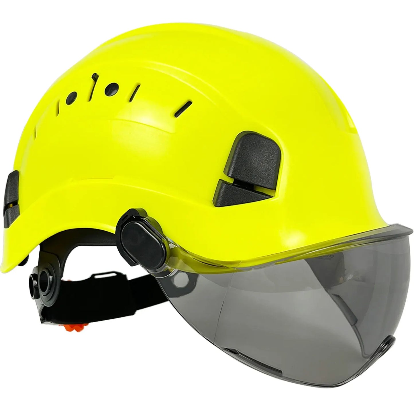 VierraSol | Casco de Seguridad CE ABS con Gafas y Visera – SafeGuard