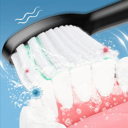 VierraSol | Cepillo de Dientes Eléctrico Sónico | 6 Modos y Resistente al Agua IPX7 | Blanco, Negro, Rosa