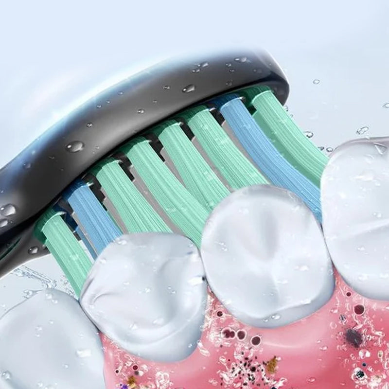 VierraSol | Cepillo de Dientes Eléctrico Sónico | 6 Modos y Resistente al Agua IPX7 | Blanco, Negro, Rosa