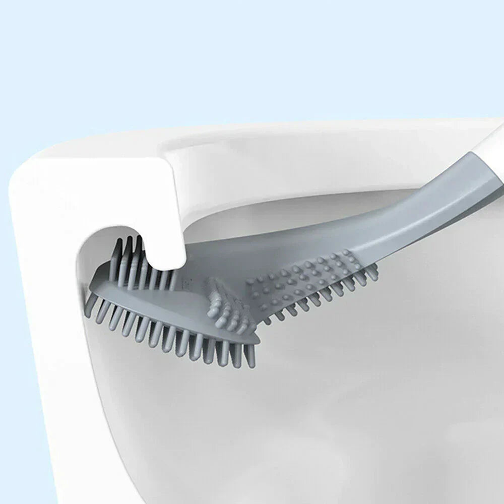 VierraSol | Cepillo de Inodoro Flexible con Cabeza en Forma de L