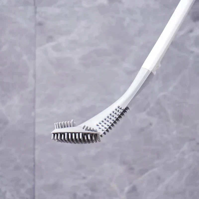 VierraSol | Cepillo de Inodoro Flexible con Cabeza en Forma de L