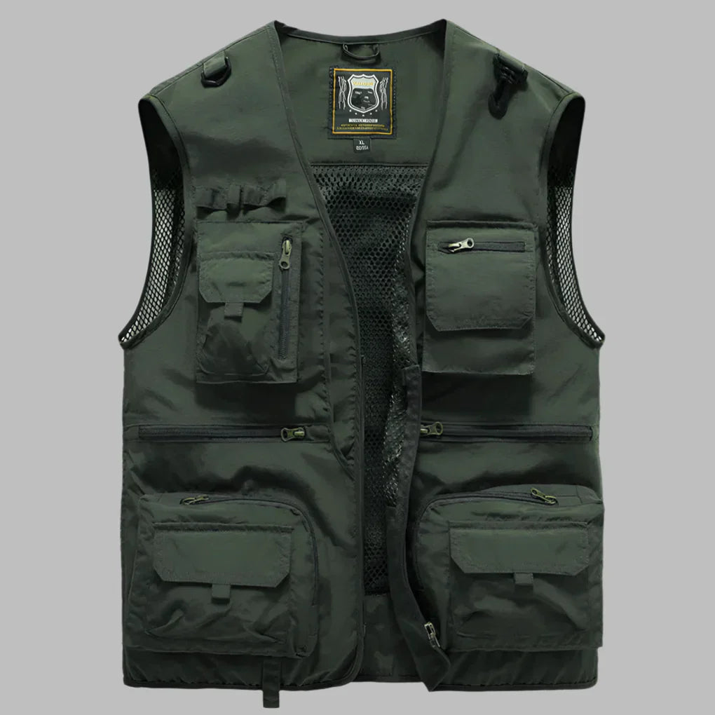 VierraSol | Chaleco de Carga Multi-Bolsillo para Hombre