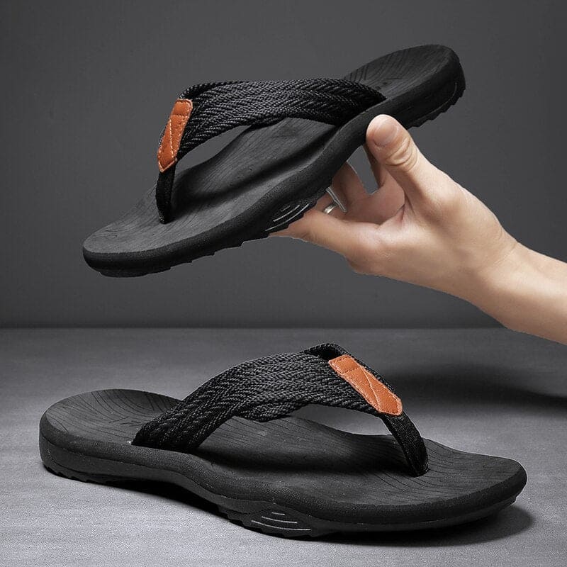 VierraSol | Chanclas Ortopédicas para Hombre con Correa Geométrica