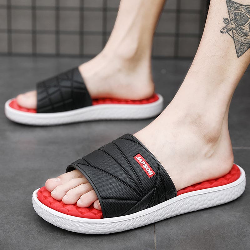 VierraSol | Chanclas Ortopédicas para Hombre con Correa Geométrica