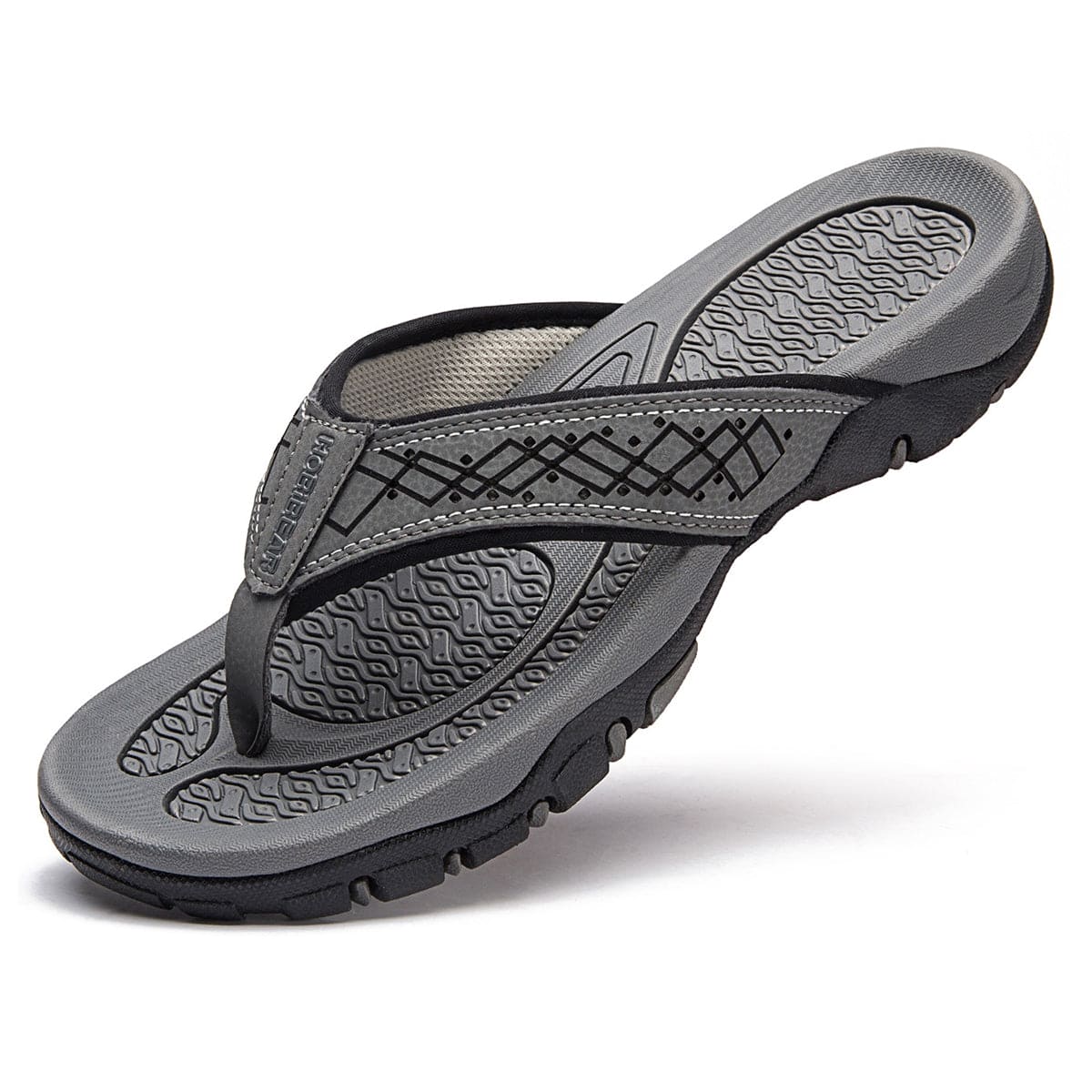 VierraSol | Chanclas Ortopédicas para Hombre con Correa Geométrica