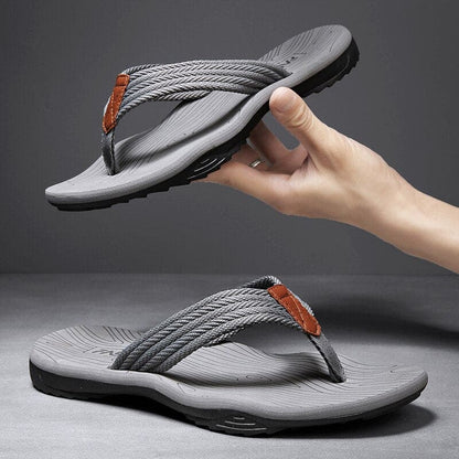 VierraSol | Chanclas Ortopédicas para Hombre con Correa Geométrica
