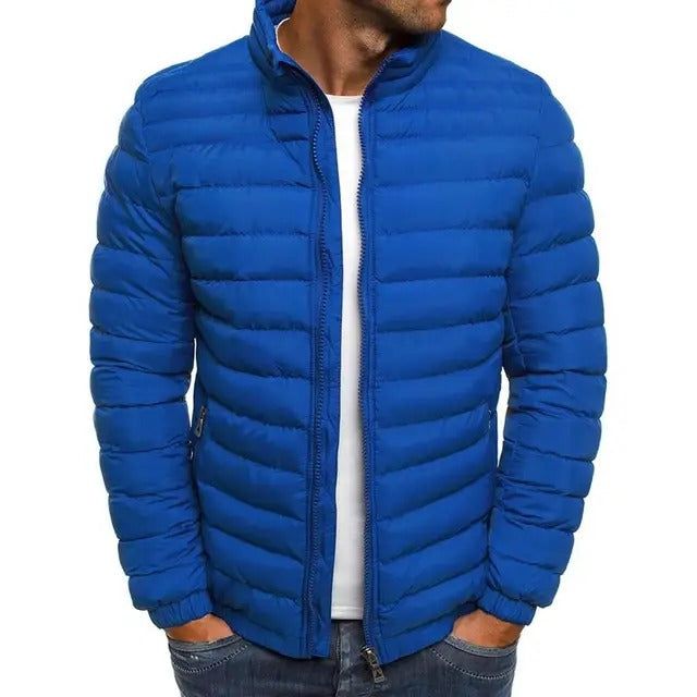 VierraSol | Chaqueta Acolchada para Hombre con Cuello Alto