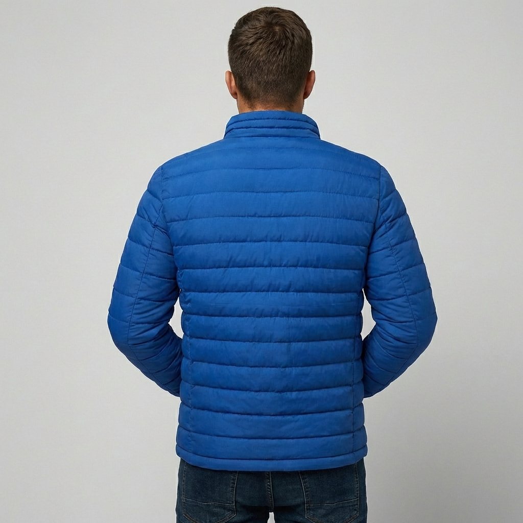 VierraSol | Chaqueta Acolchada para Hombre con Cuello Alto