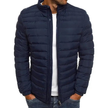 VierraSol | Chaqueta Acolchada para Hombre con Cuello Alto