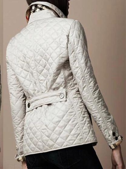 VierraSol | Chaqueta Acolchada para Mujeres con Cuello Caído
