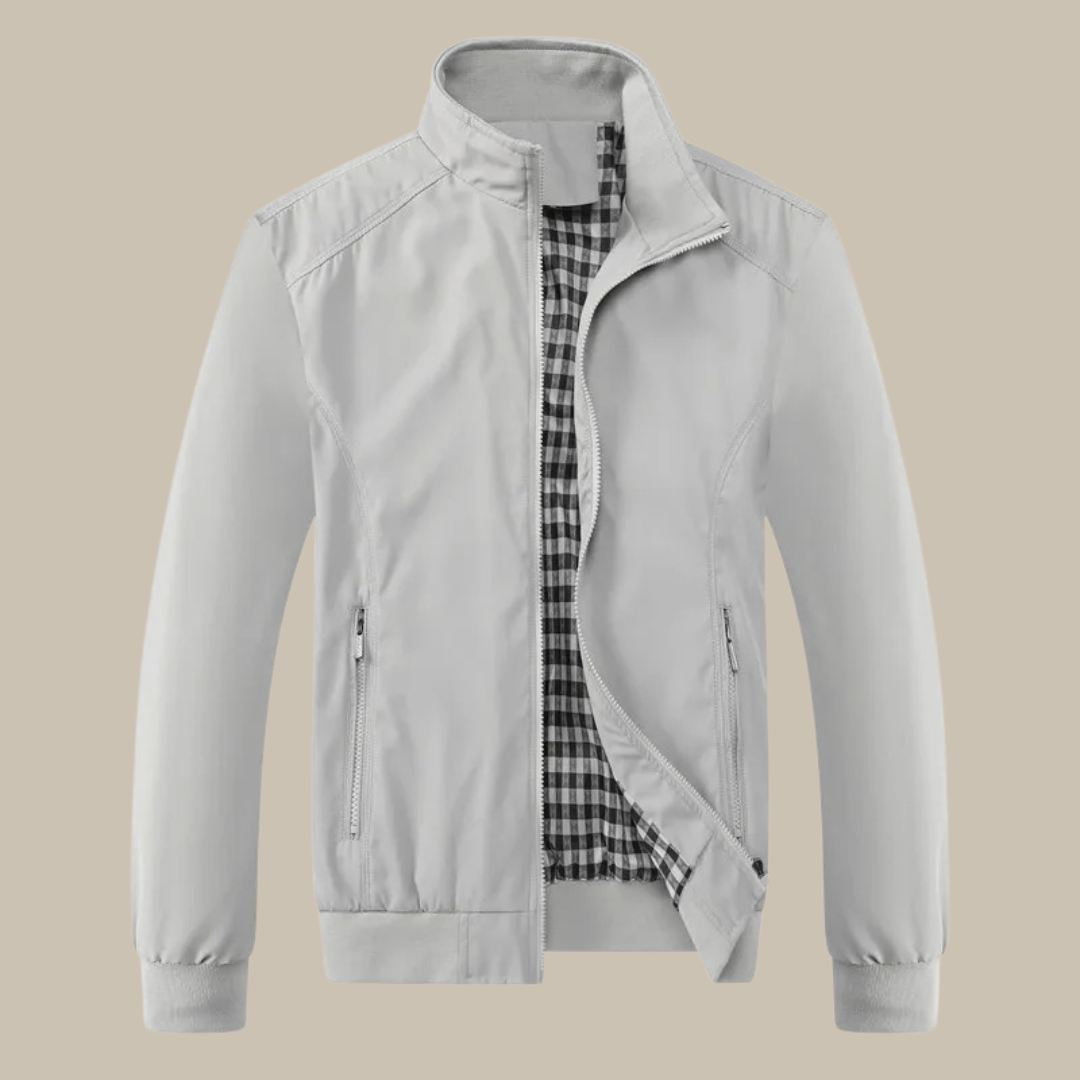 VierraSol | Chaqueta Bomber para Hombre con Cuello Alto