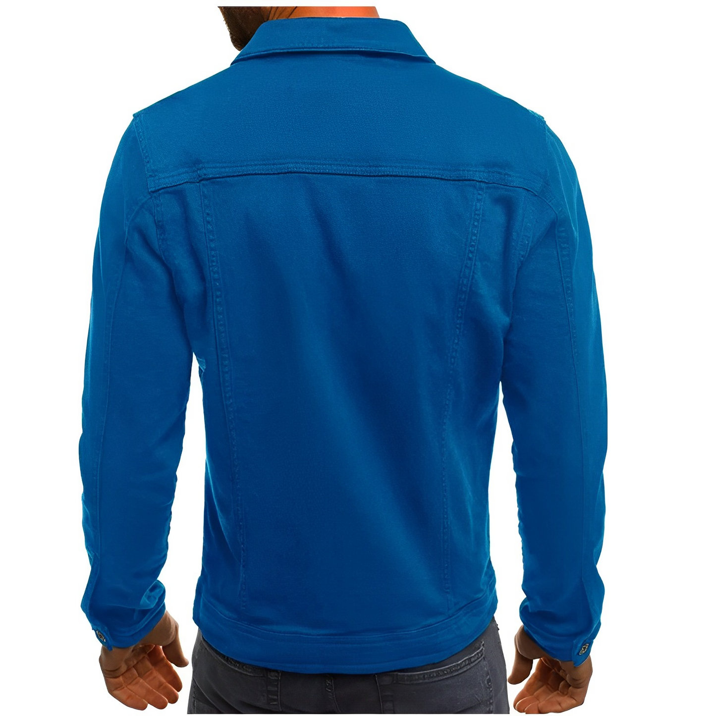 VierraSol | Chaqueta Clásica de Denim para Hombre - Estilo Casual Ligero