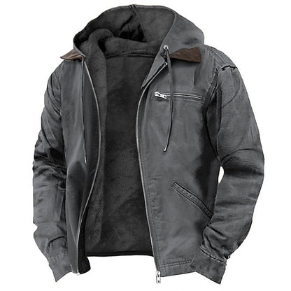 VierraSol | Chaqueta de Exterior con Capucha para Hombre