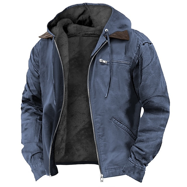 VierraSol | Chaqueta de Exterior con Capucha para Hombre