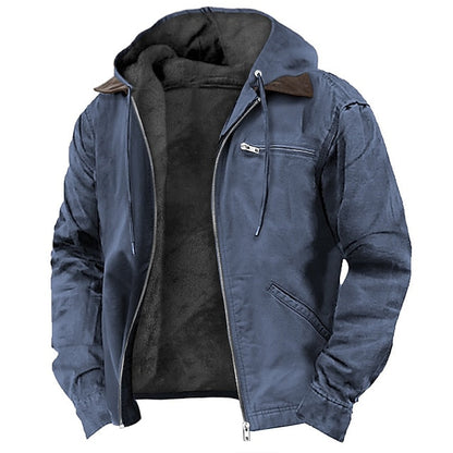 VierraSol | Chaqueta de Exterior con Capucha para Hombre
