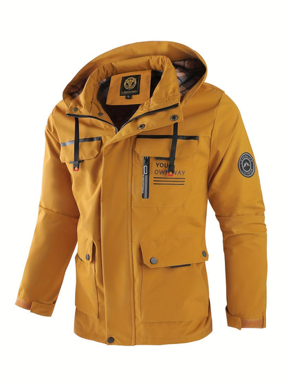 VierraSol | Chaqueta de Invierno Impermeable con Capucha para Hombre