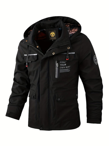 VierraSol | Chaqueta de Invierno Impermeable con Capucha para Hombre