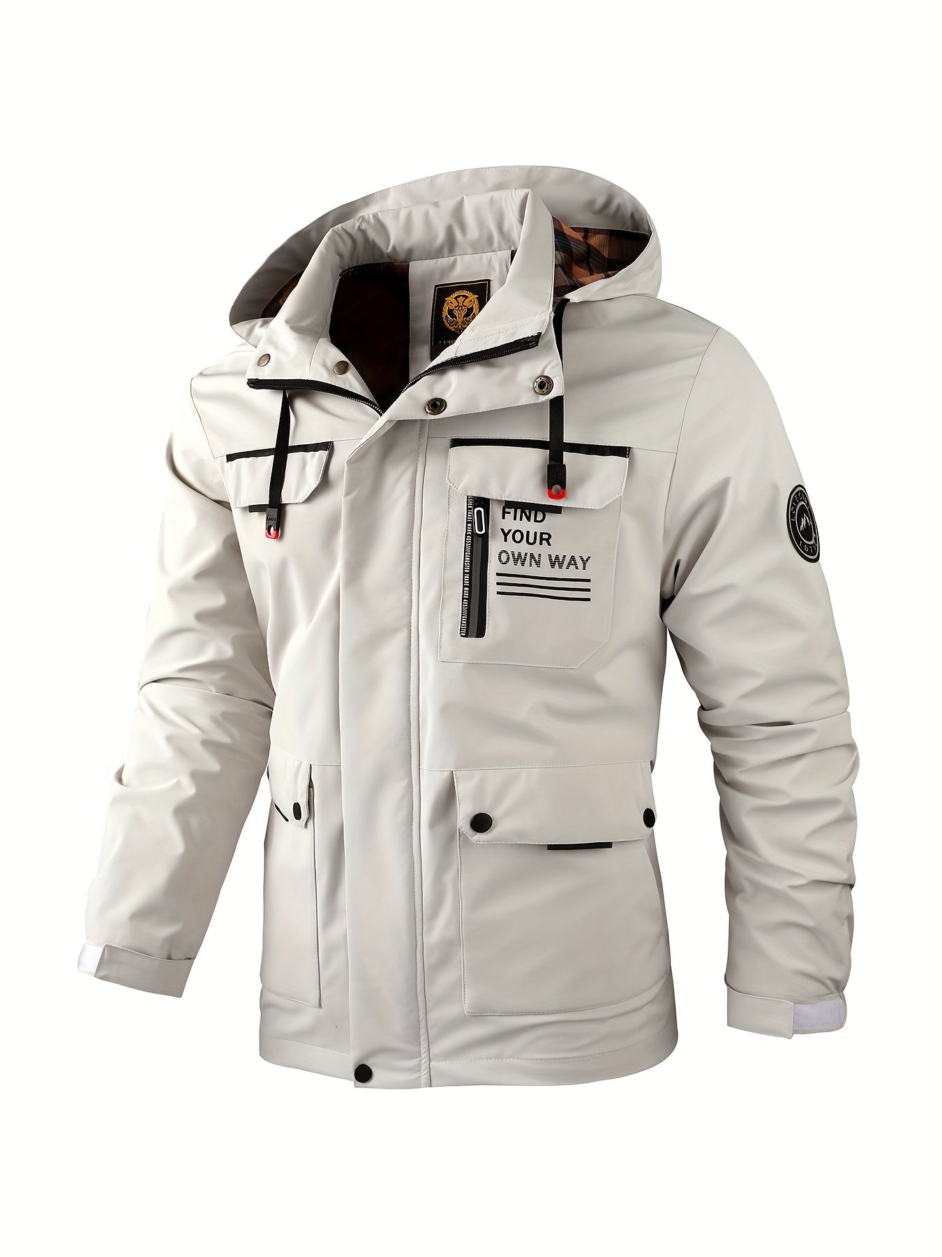 VierraSol | Chaqueta de Invierno Impermeable con Capucha para Hombre
