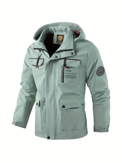 VierraSol | Chaqueta de Invierno Impermeable con Capucha para Hombre
