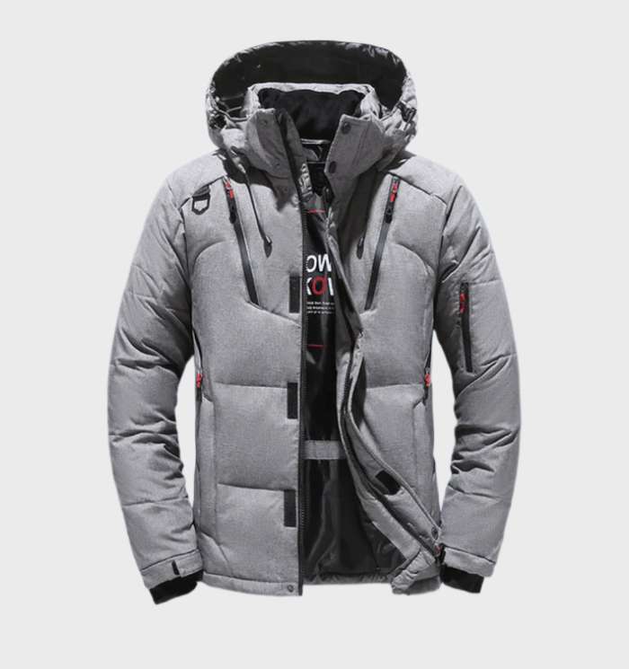 VierraSol | Chaqueta de Invierno para Hombre con Capucha y Acolchado