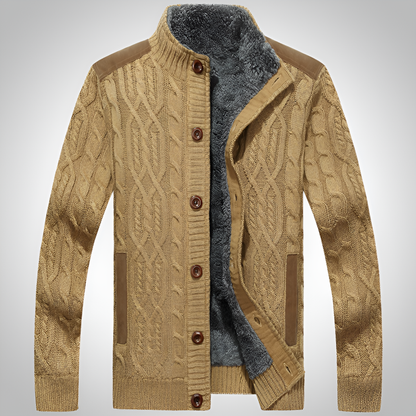 VierraSol | Chaqueta de Punto con Botones para Hombre