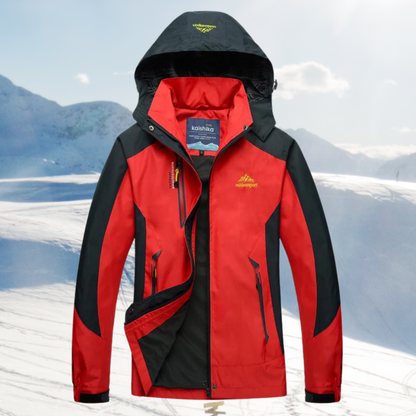 VierraSol | Chaqueta Exterior Impermeable para Mujeres con Capucha