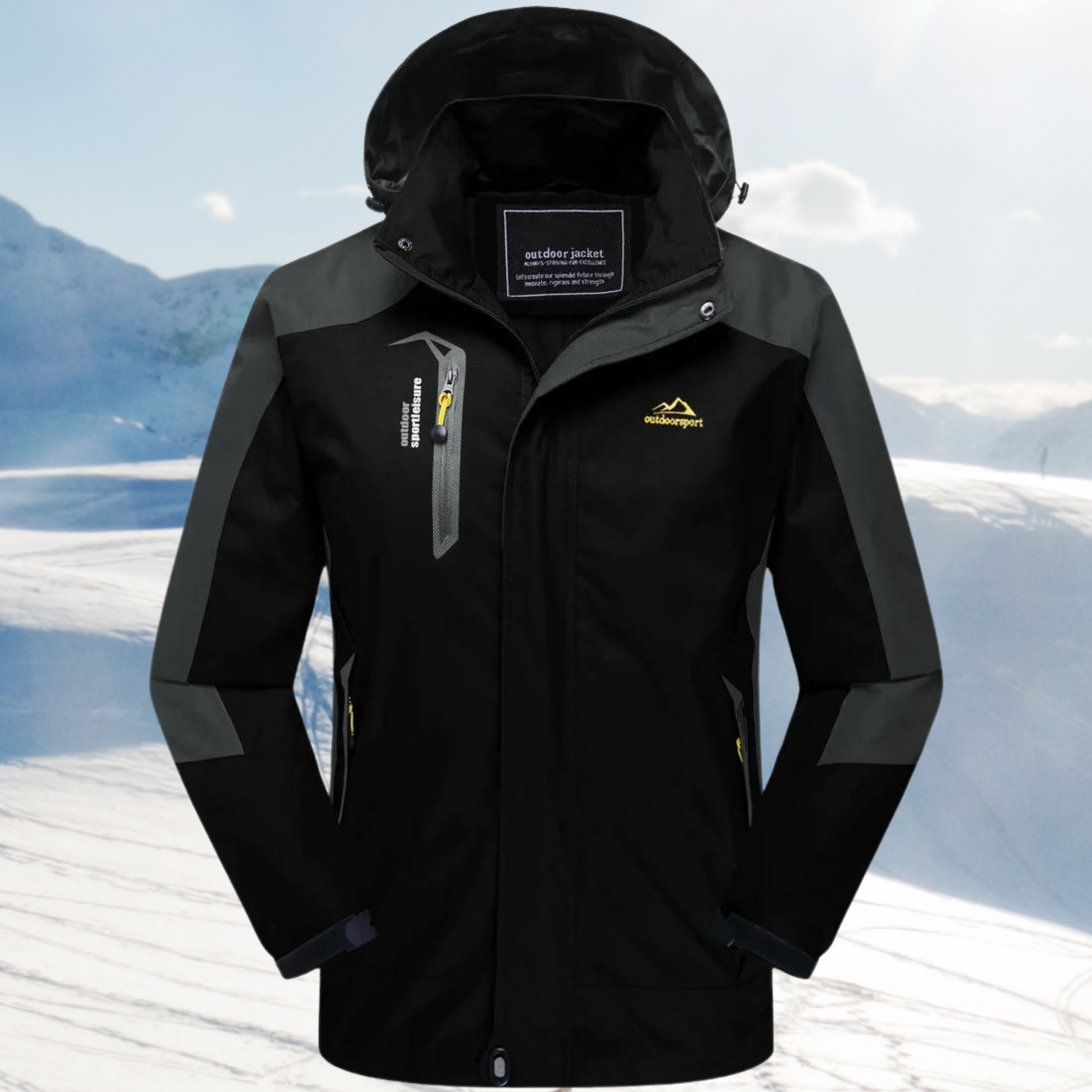 VierraSol | Chaqueta Exterior Impermeable para Mujeres con Capucha