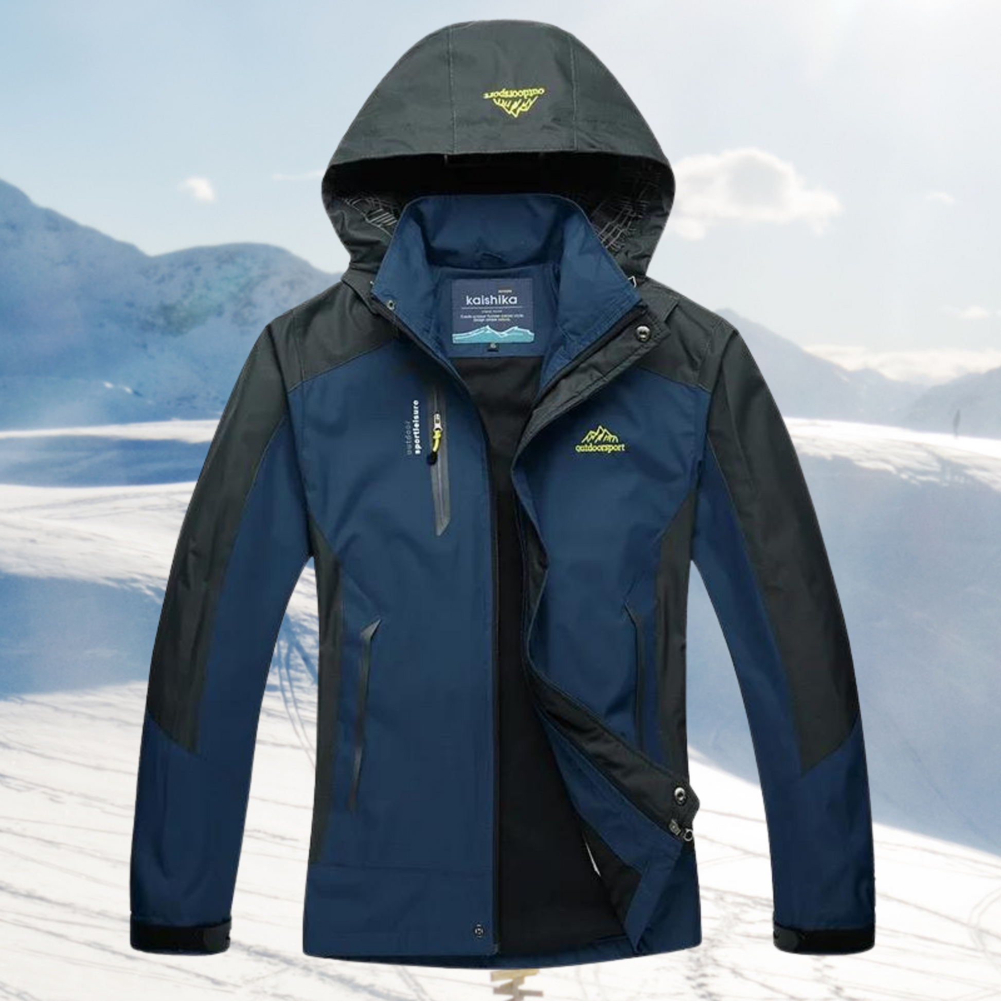 VierraSol | Chaqueta Exterior Impermeable para Mujeres con Capucha
